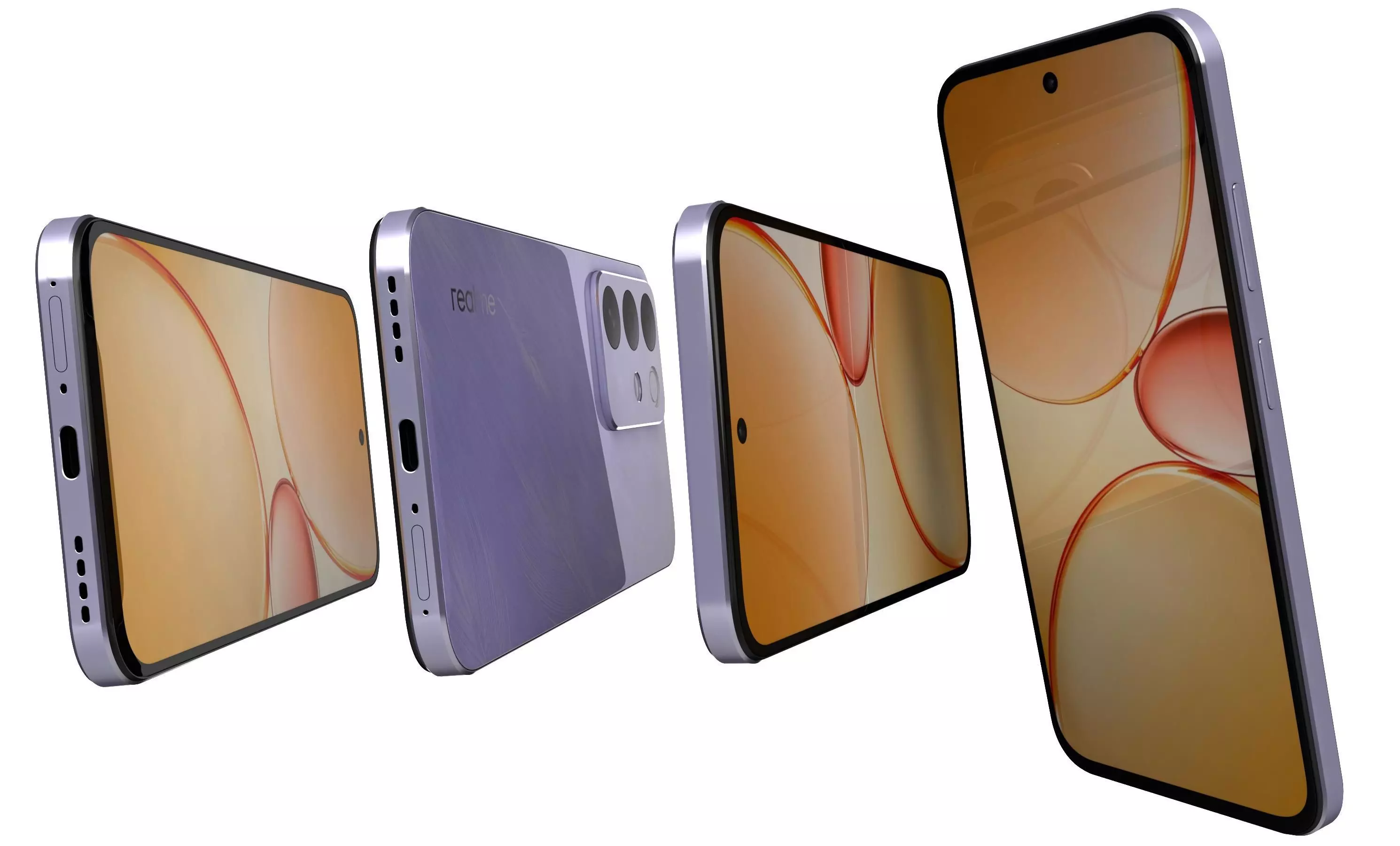 Realme C85 Pro Parrot Purple 3D model_6