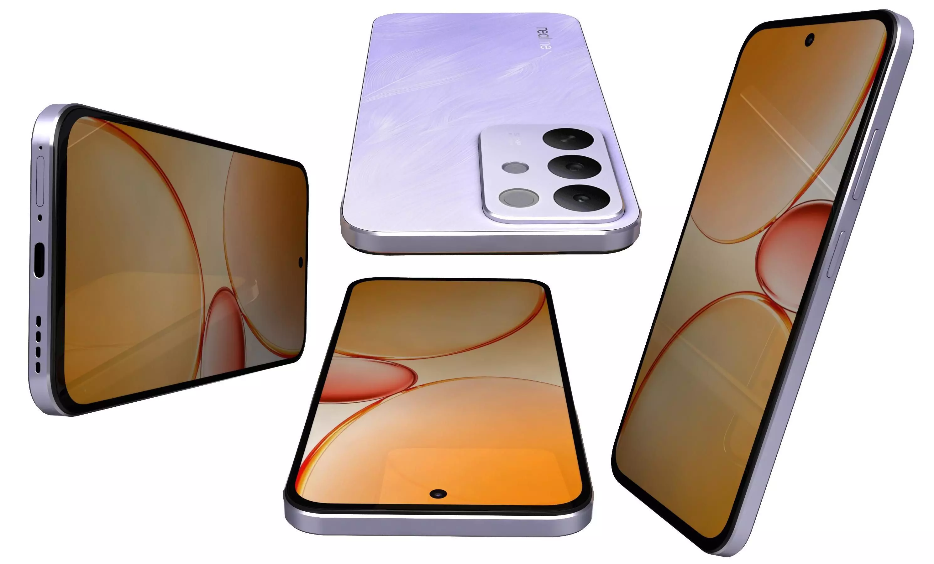 Realme C85 Pro Parrot Purple 3D model_7