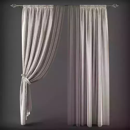 Curtain 3D model 223