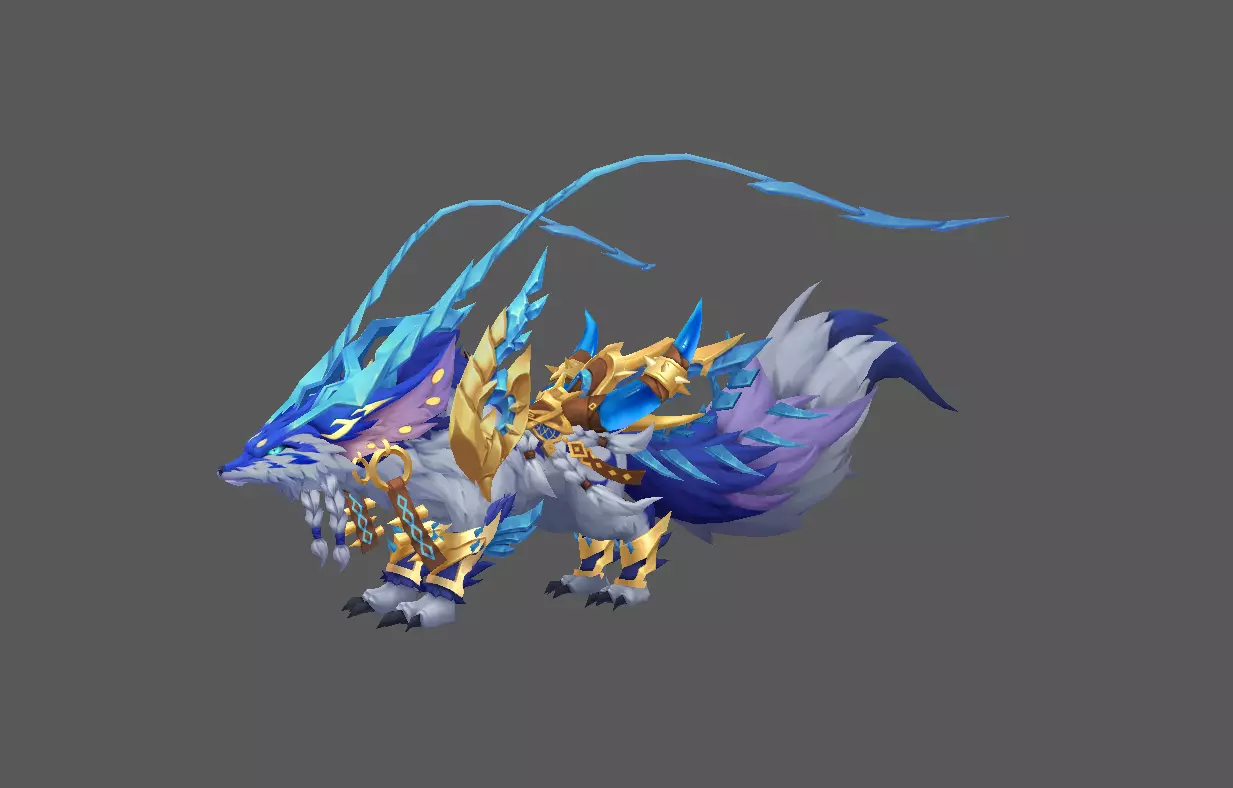 Mount - Fenrir Type 88 Low-poly 3D model_0