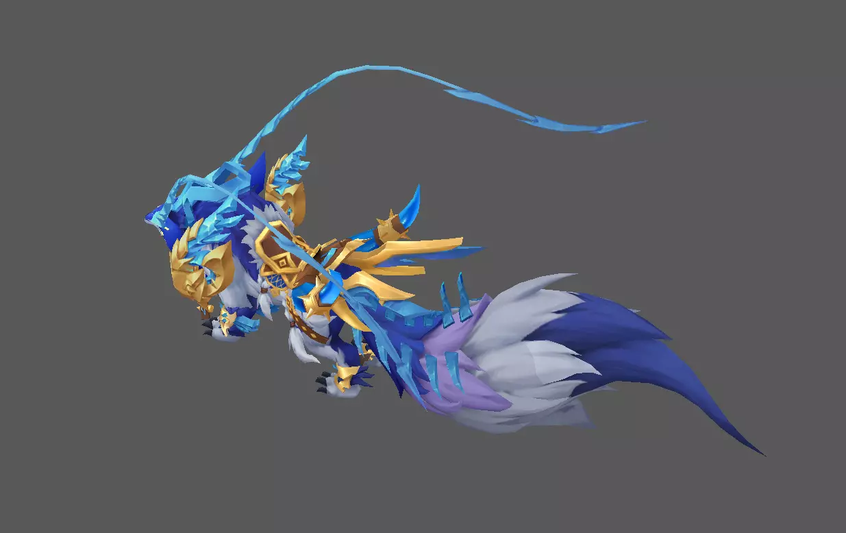 Mount - Fenrir Type 88 Low-poly 3D model_3