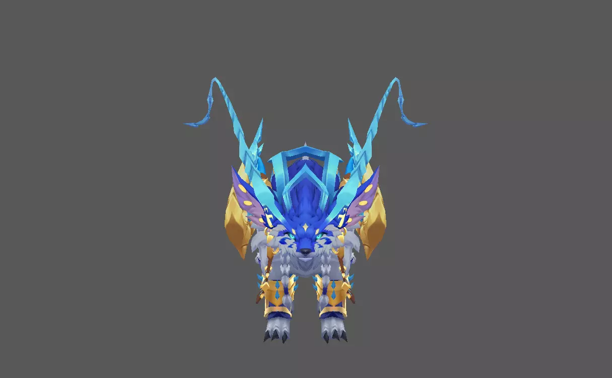 Mount - Fenrir Type 88 Low-poly 3D model_2