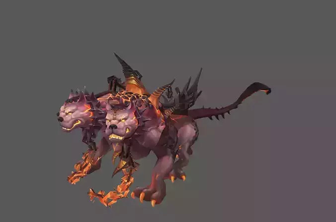 Mount - Fenrir Type 80 Low-poly 3D model