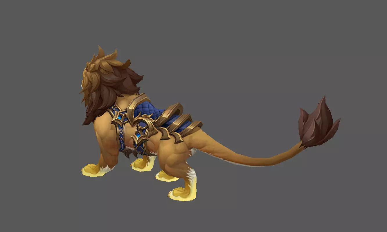 Mount - Fenrir Type 79 Low-poly 3D model_3