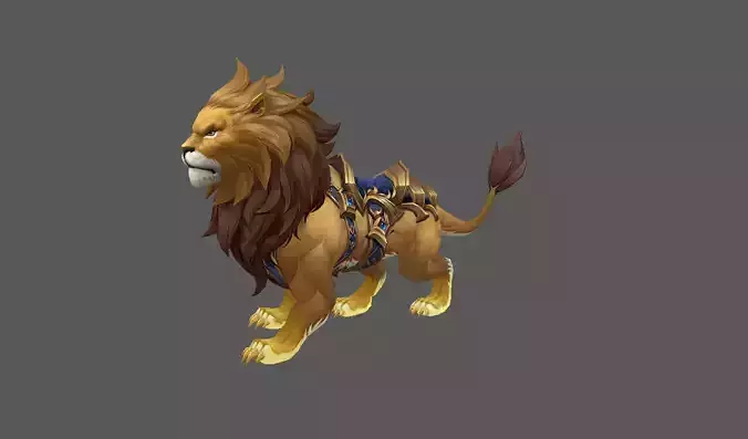 Mount - Fenrir Type 79 Low-poly 3D model