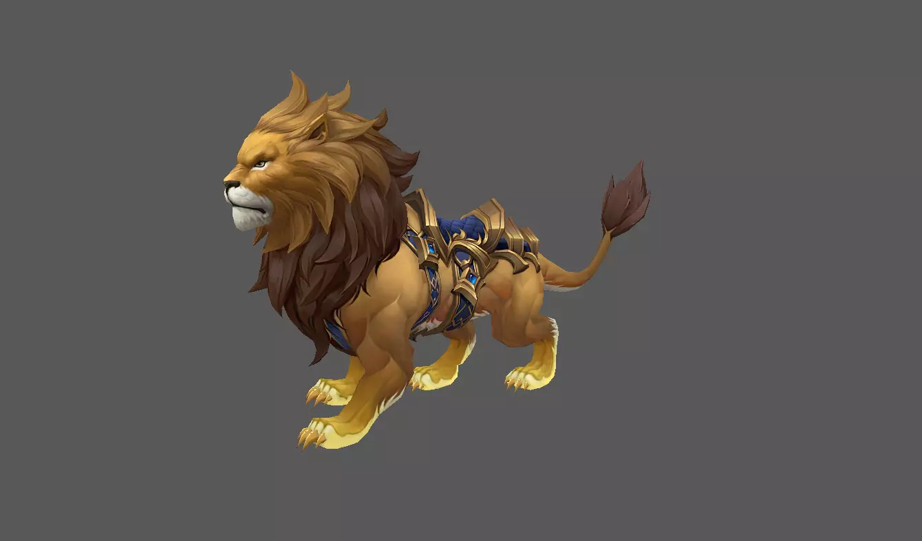 Mount - Fenrir Type 79 Low-poly 3D model_0