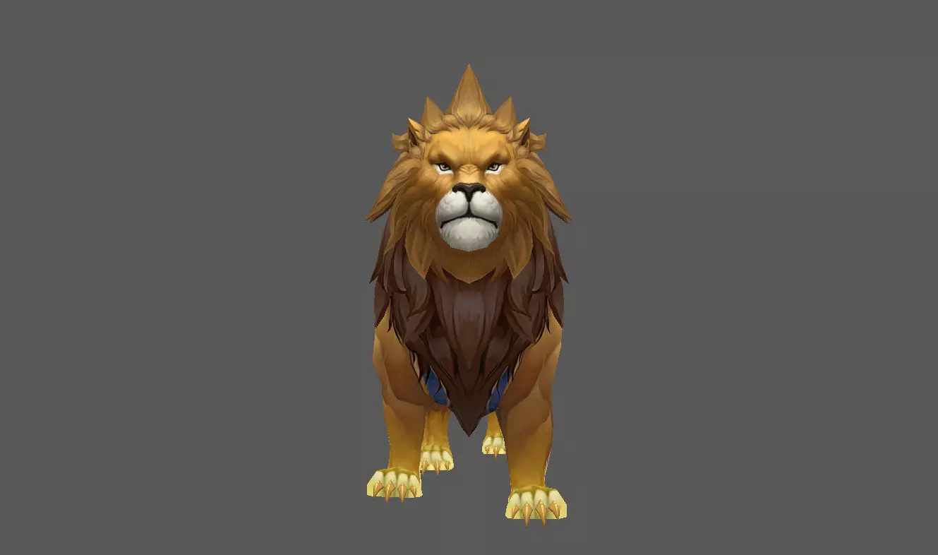 Mount - Fenrir Type 79 Low-poly 3D model_2