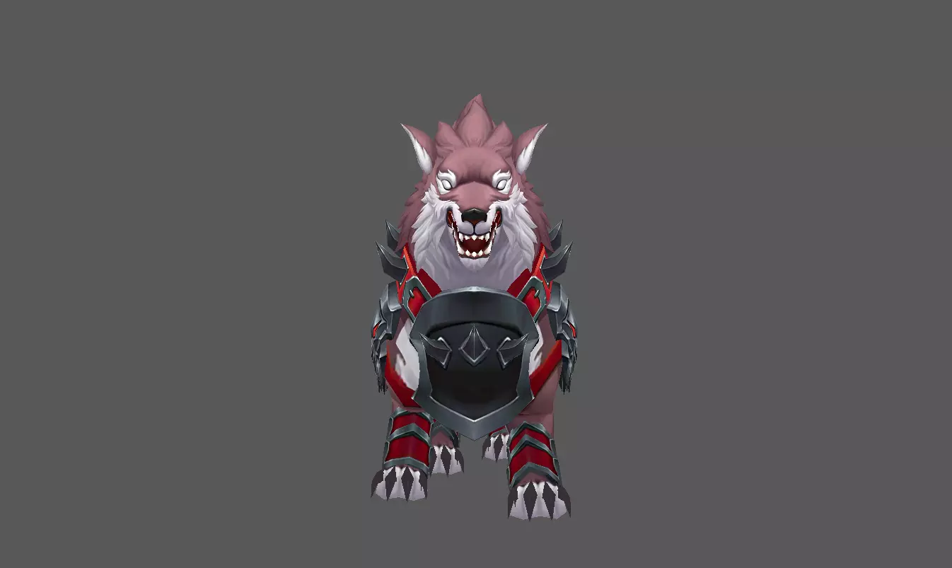 Mount - Fenrir Type 78 Low-poly 3D model_2