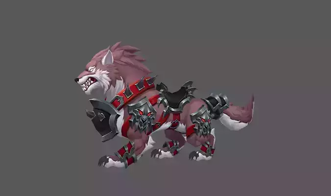 Mount - Fenrir Type 78 Low-poly 3D model