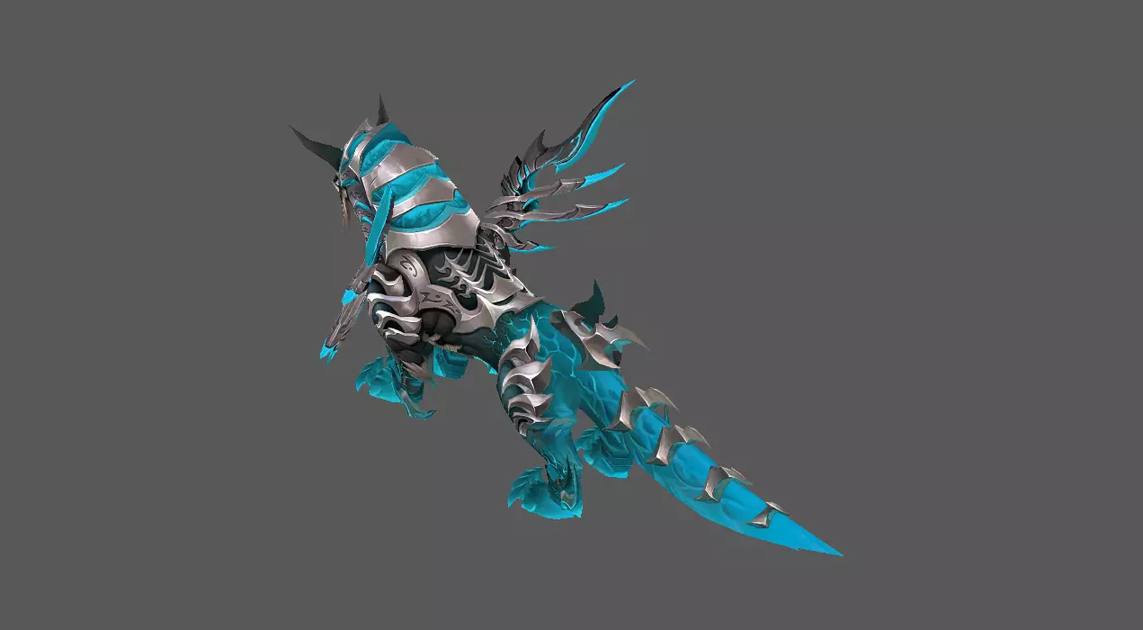 Mount - Fenrir Type 76 Low-poly 3D model_3