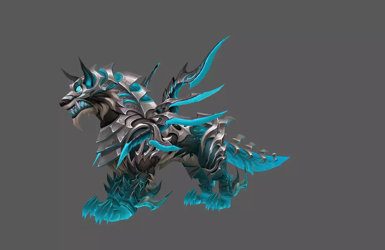 Mount - Fenrir Type 76 Low-poly 3D model_0