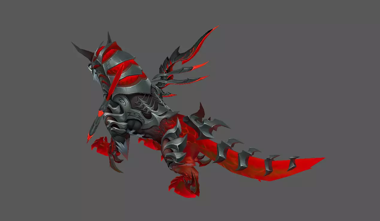 Mount - Fenrir Type 75 Low-poly 3D model_3