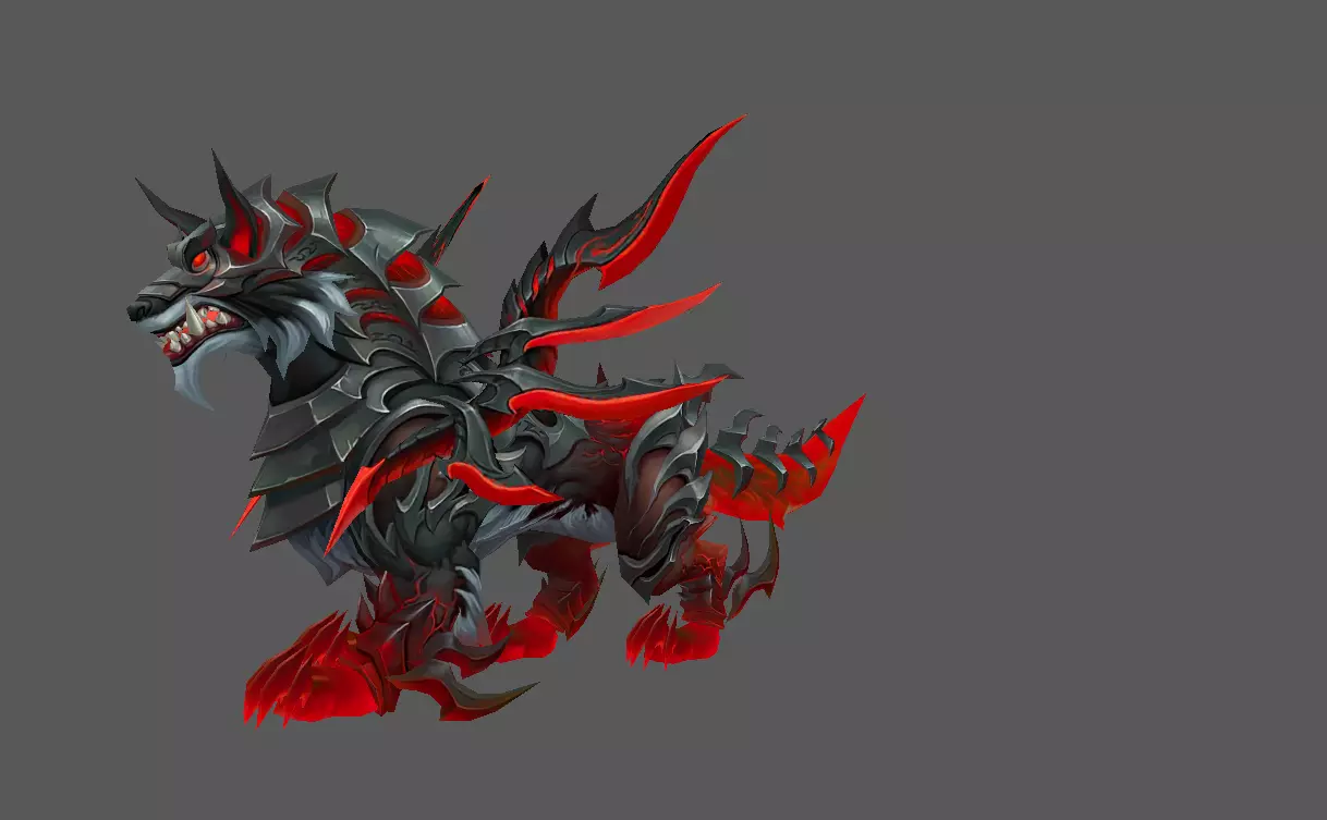 Mount - Fenrir Type 75 Low-poly 3D model_0