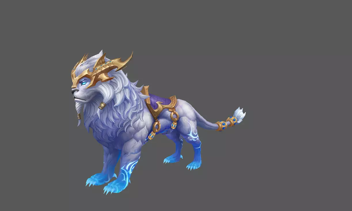 Mount - Fenrir Type 74 Low-poly 3D model_0