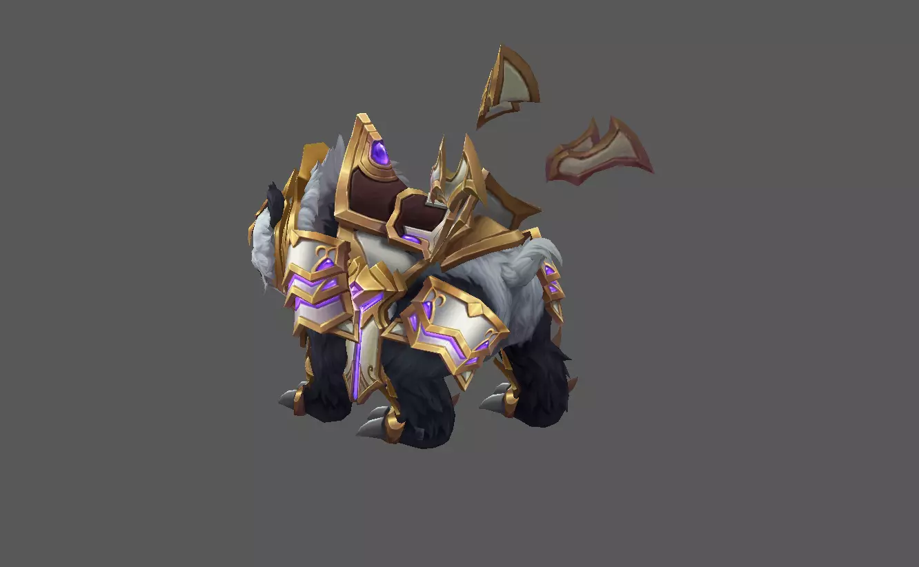 Mount - Fenrir Type 69 Low-poly 3D model_3