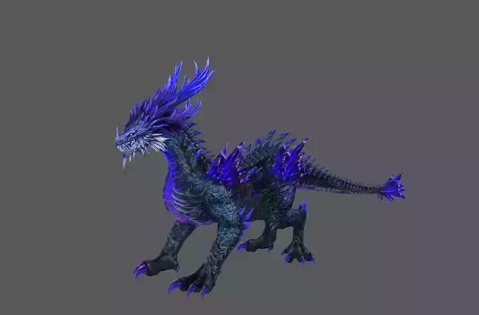 Mount - Fenrir Type 64 Low-poly 3D model