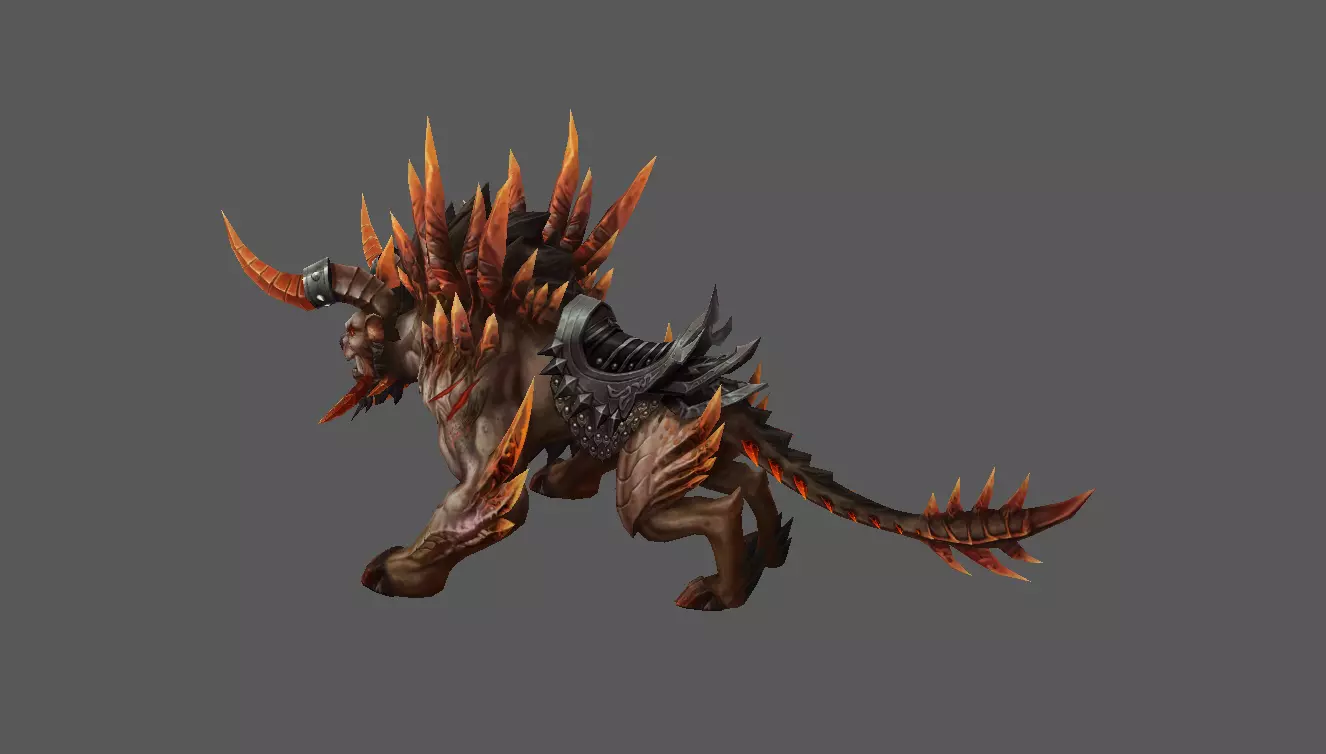 Mount - Fenrir Type 56 Low-poly 3D model_3