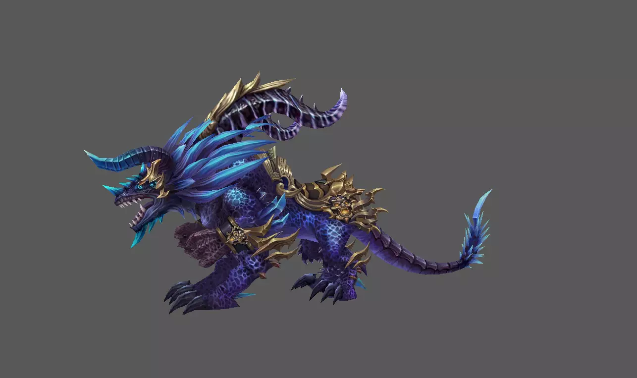 Mount - Fenrir Type 52 Low-poly 3D model_0