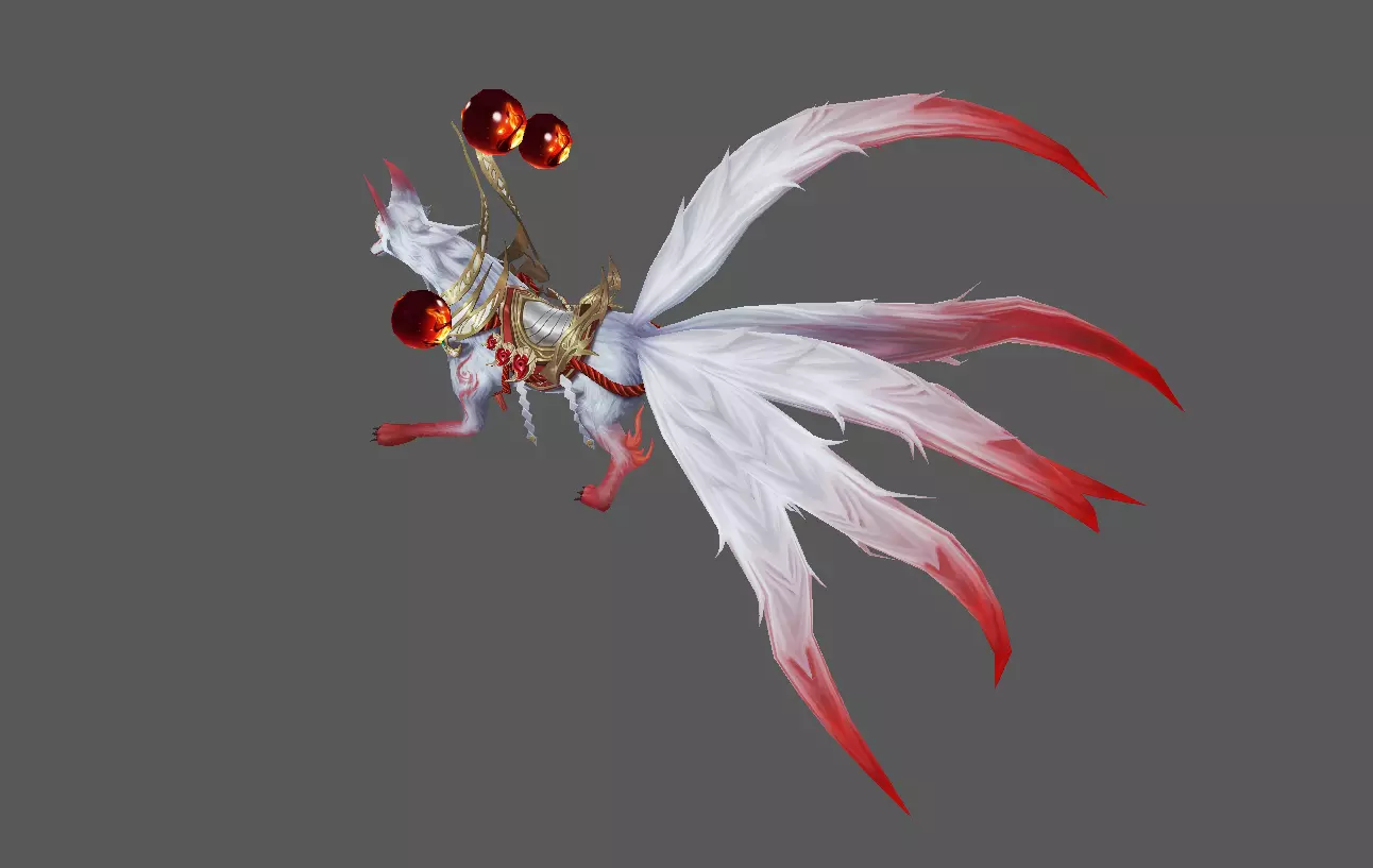 Mount - Fenrir Type 48 Low-poly 3D model_3