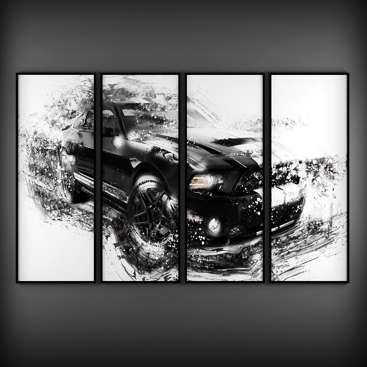 Picture Frames 121-2 Low-poly 3D model_2