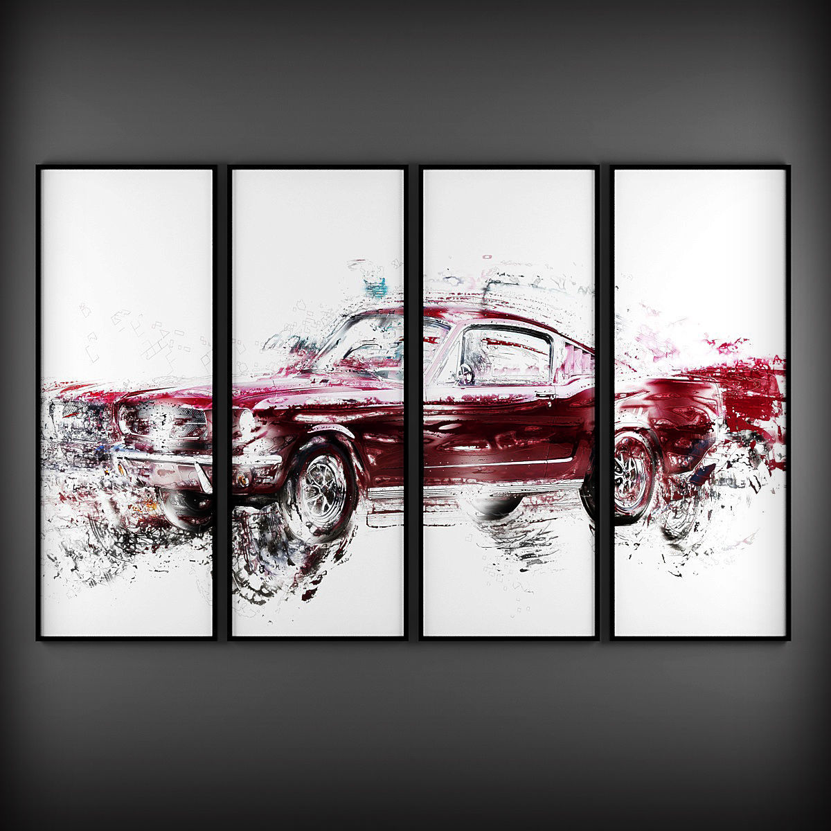 Picture Frames 121-2 Low-poly 3D model_1