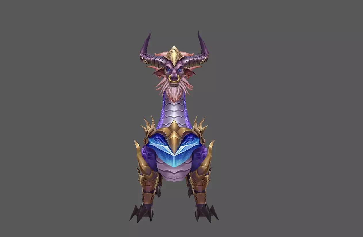 Mount - Fenrir Type 32 Low-poly 3D model_2