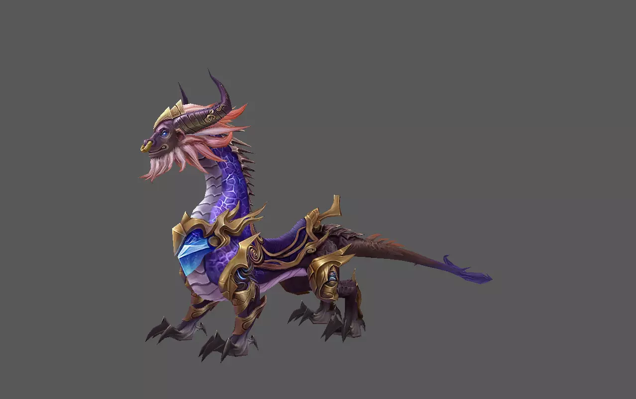 Mount - Fenrir Type 32 Low-poly 3D model_0