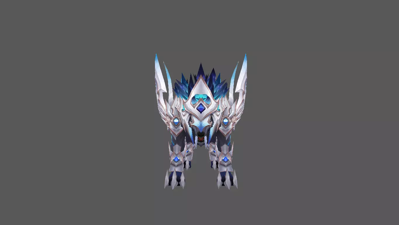 Mount - Fenrir Type 27 Low-poly 3D model_2