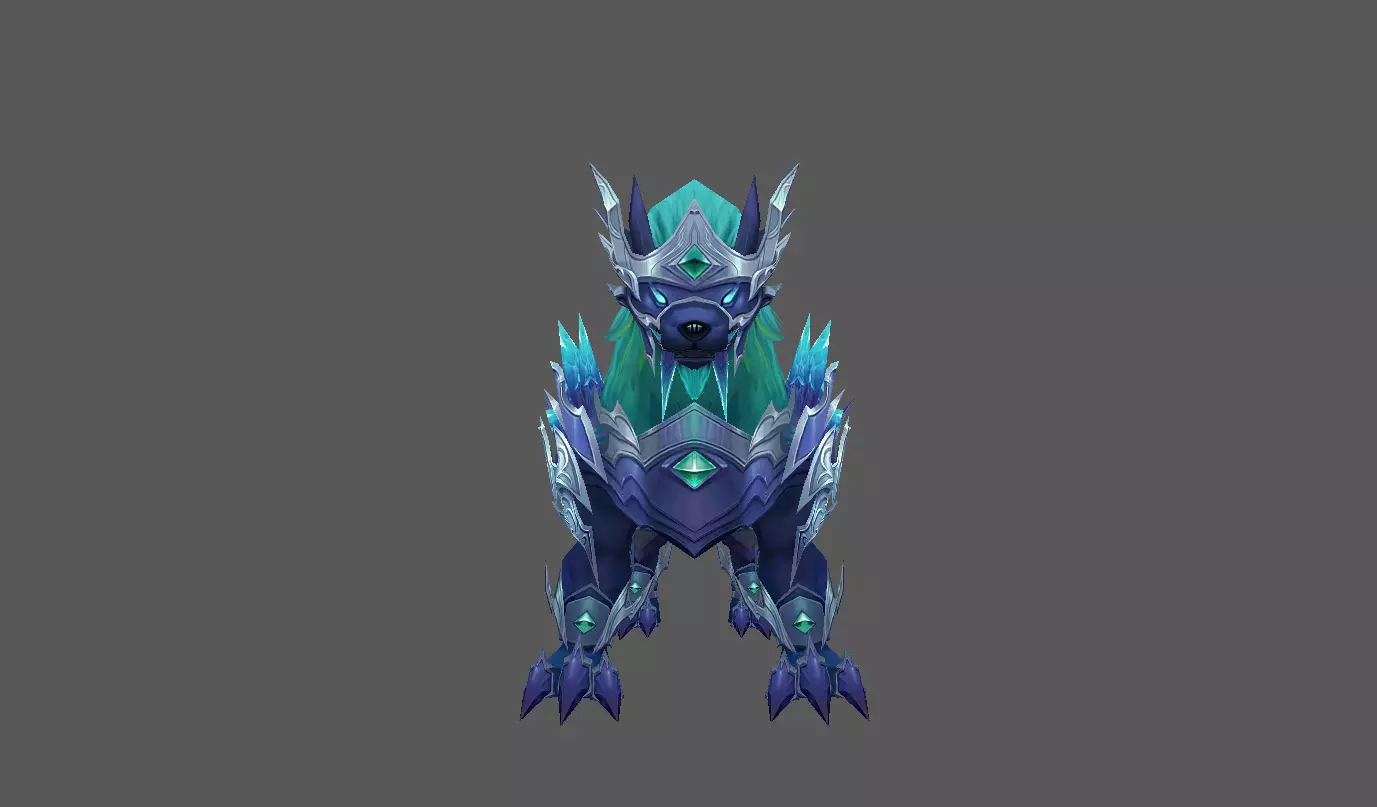 Mount - Fenrir Type 24 Low-poly 3D model_2