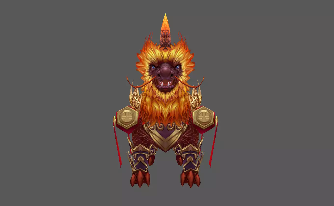 Mount - Fenrir Type 20 Low-poly 3D model_3