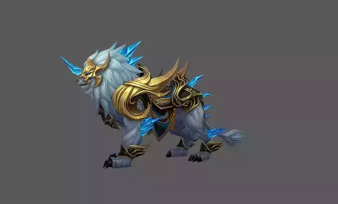 Mount - Fenrir Type 17 Low-poly 3D model