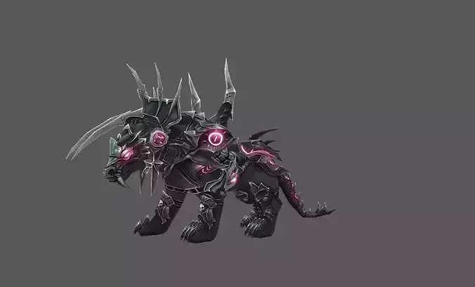 Mount - Fenrir Type 15 Low-poly 3D model