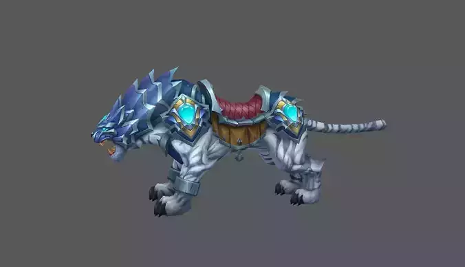Mount - Fenrir Type 10 Low-poly 3D model