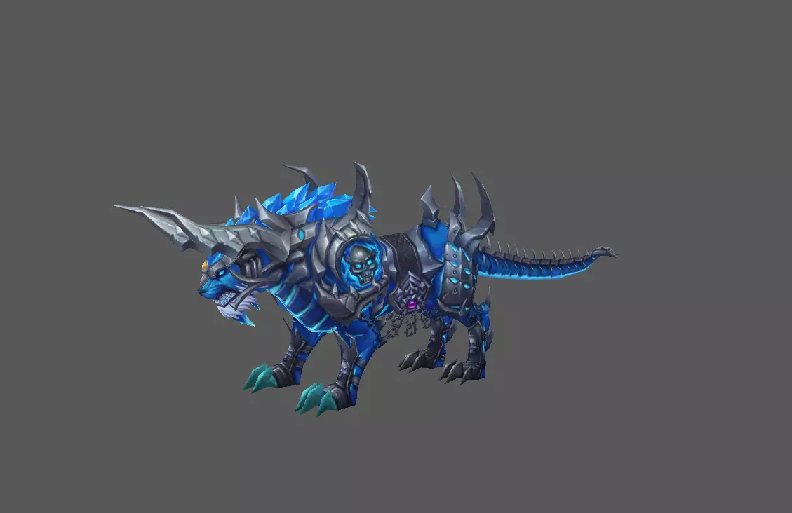 Mount - Fenrir Type 08 Low-poly 3D model_0