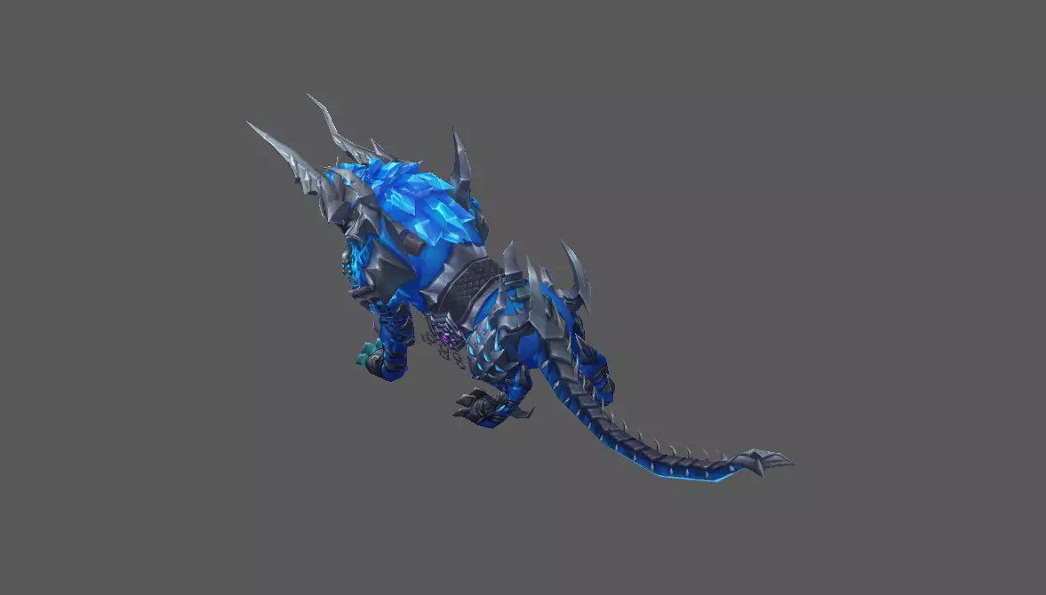 Mount - Fenrir Type 08 Low-poly 3D model_3