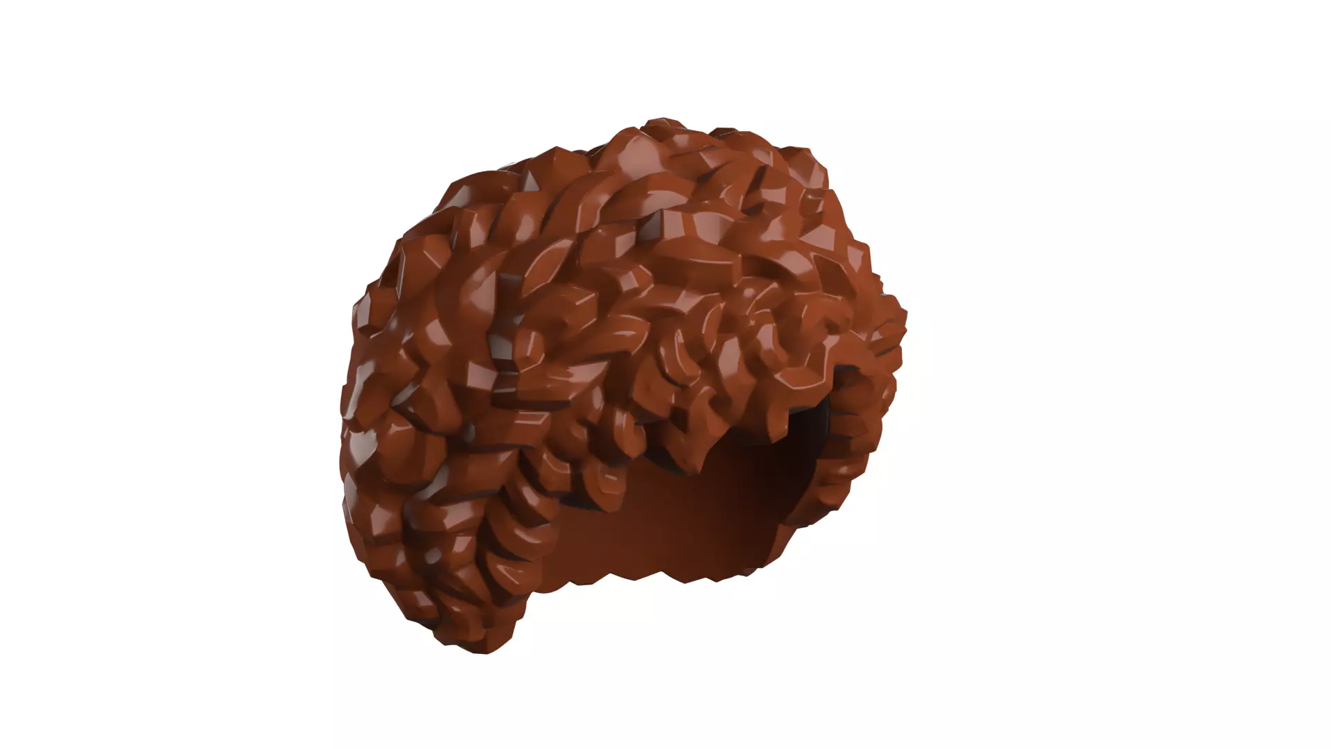 Custom 3D print Minifigure Accessory - Minifigure Hair S2 - 089 3D print model_12