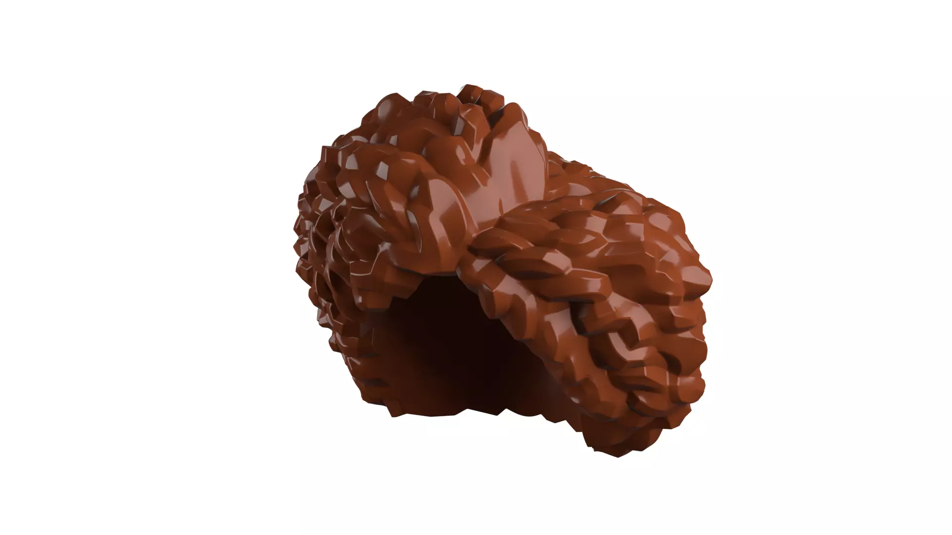 Custom 3D print Minifigure Accessory - Minifigure Hair S2 - 089 3D print model_78