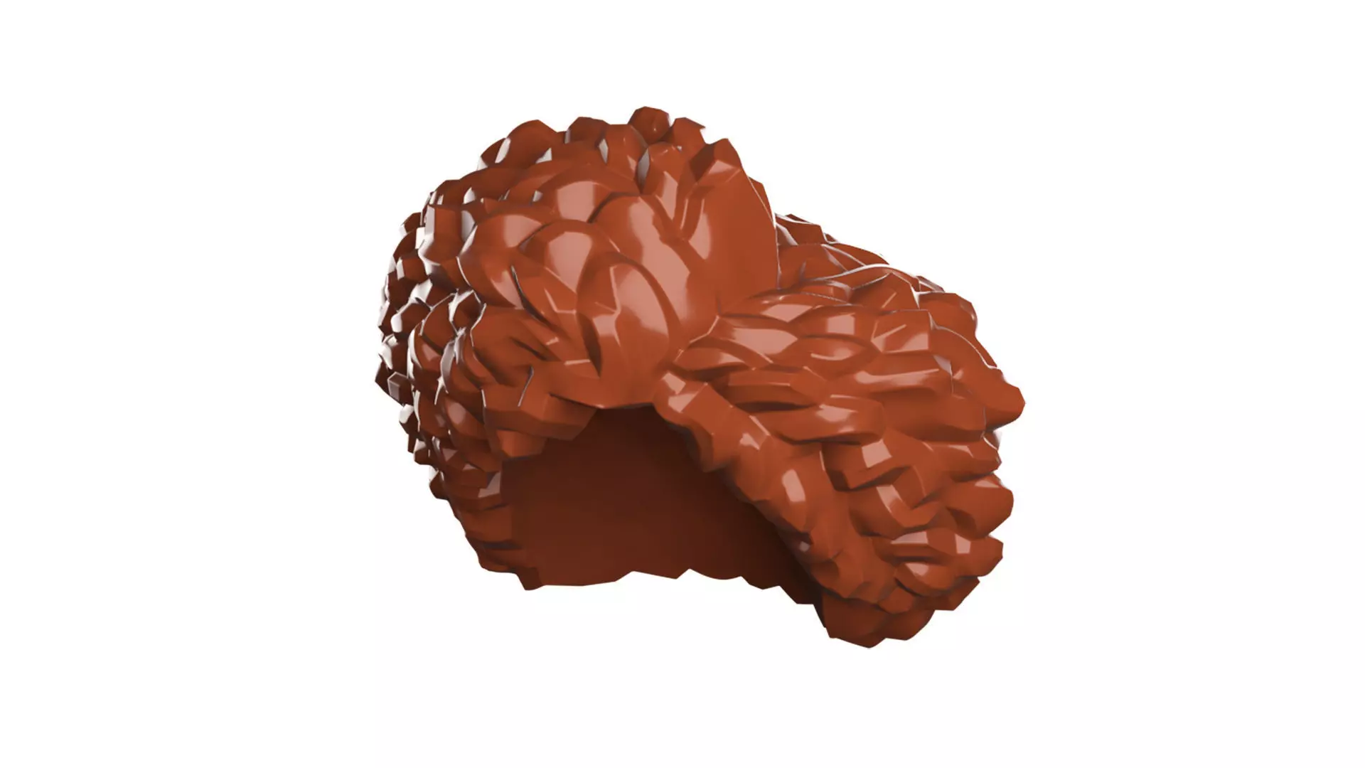 Custom 3D print Minifigure Accessory - Minifigure Hair S2 - 089 3D print model_0