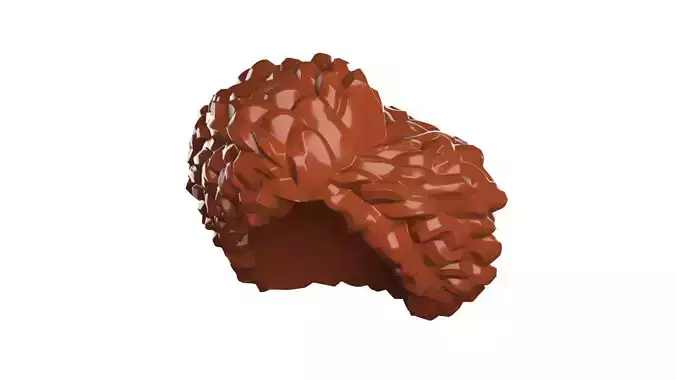 Custom 3D print Minifigure Accessory - Minifigure Hair S2 - 089