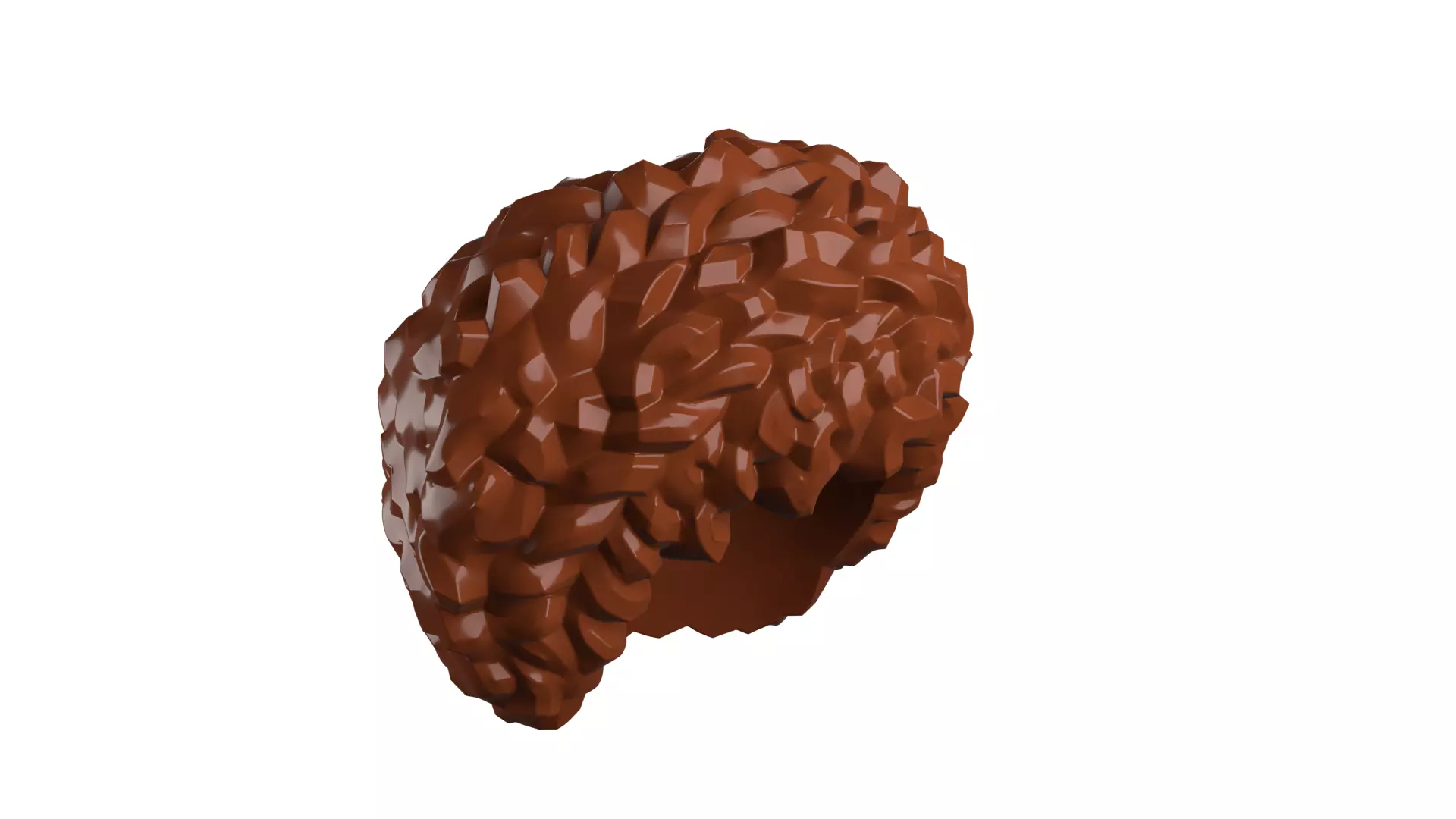 Custom 3D print Minifigure Accessory - Minifigure Hair S2 - 089 3D print model_15