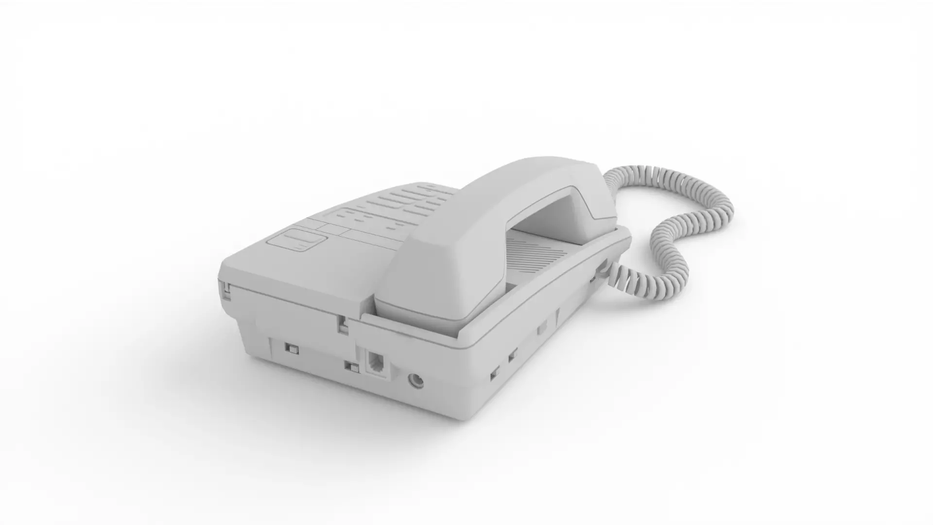 Panasonic Office Phone 3D model_8