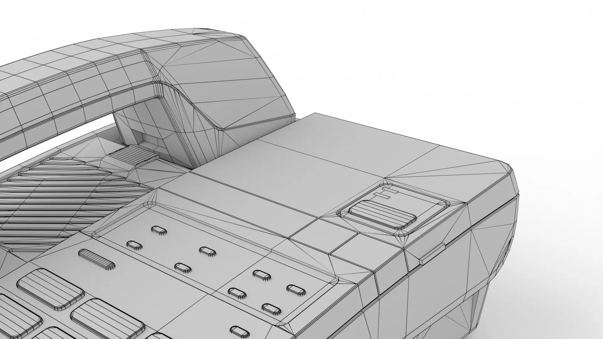 Panasonic Office Phone 3D model_18