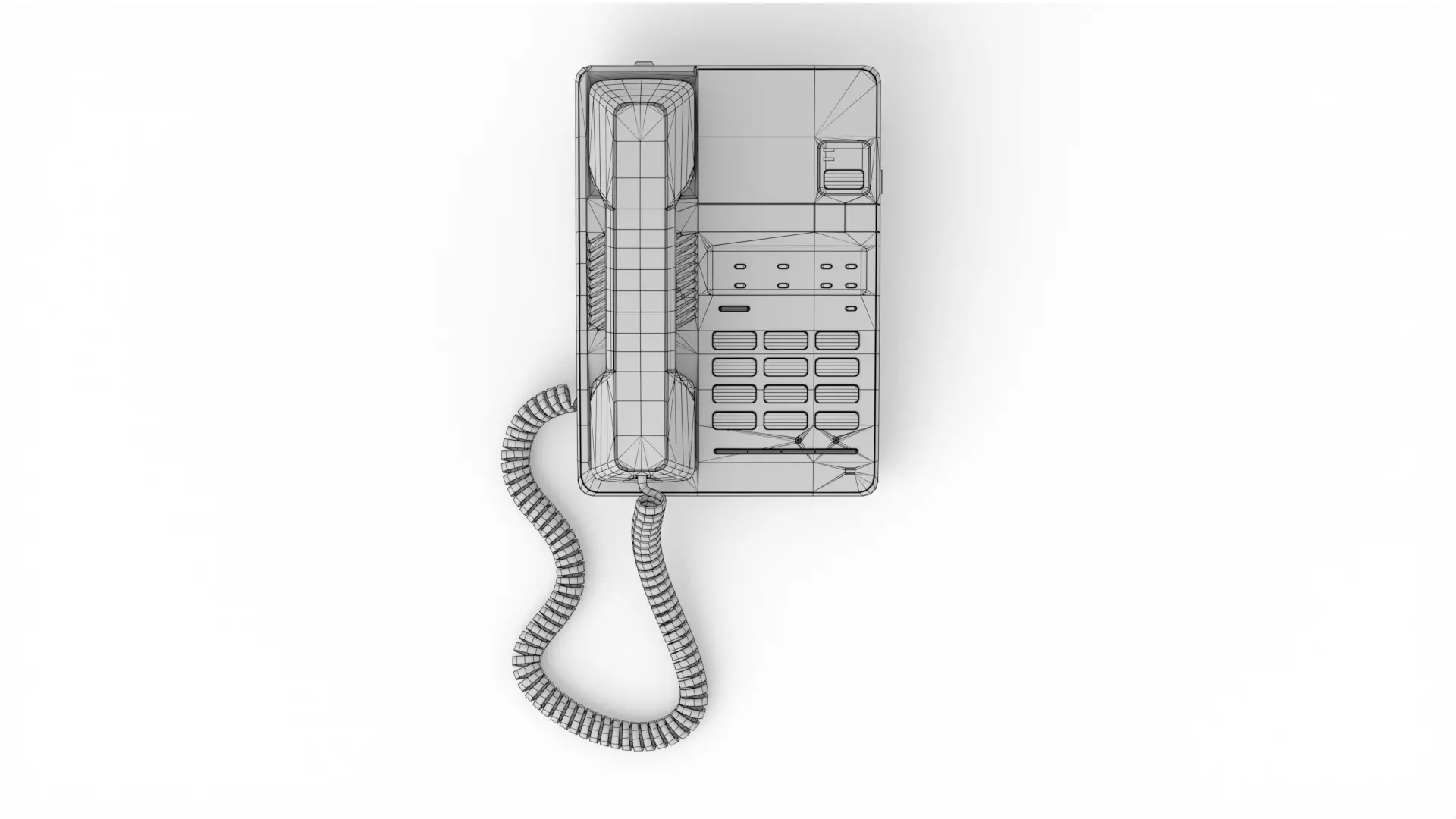 Panasonic Office Phone 3D model_15