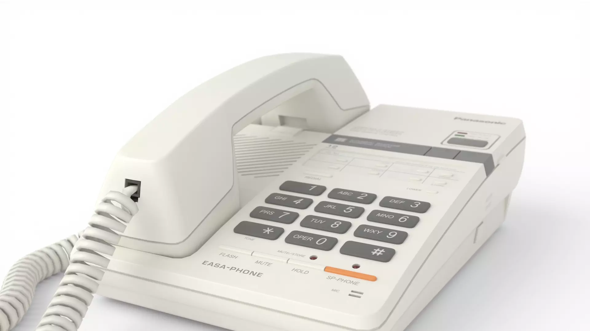 Panasonic Office Phone 3D model_4