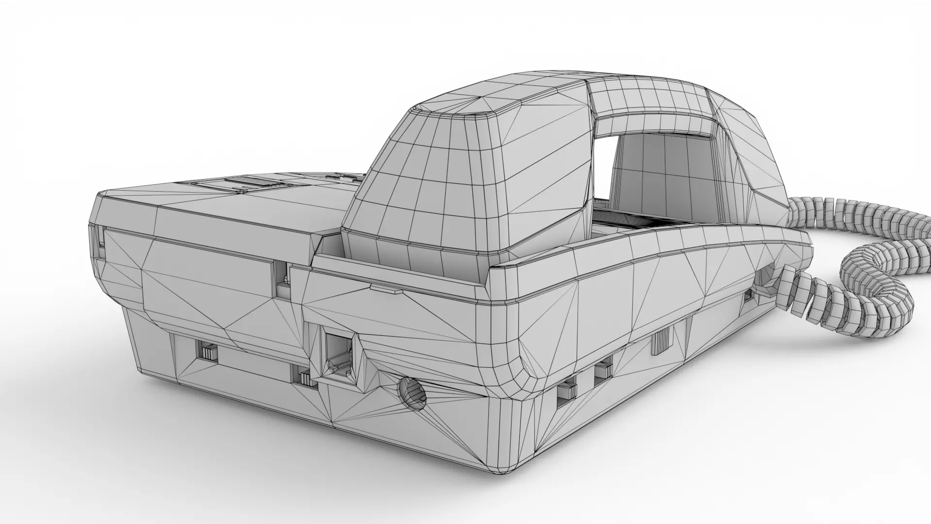 Panasonic Office Phone 3D model_17