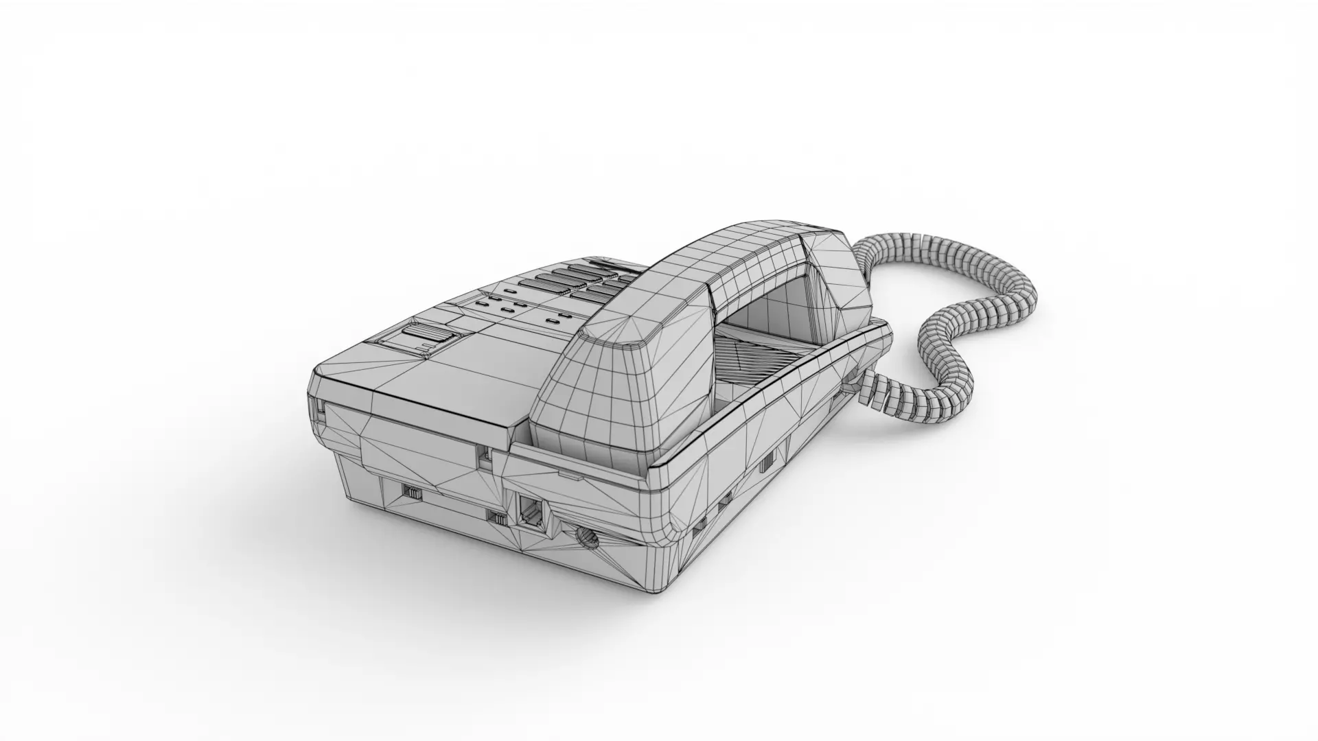 Panasonic Office Phone 3D model_14