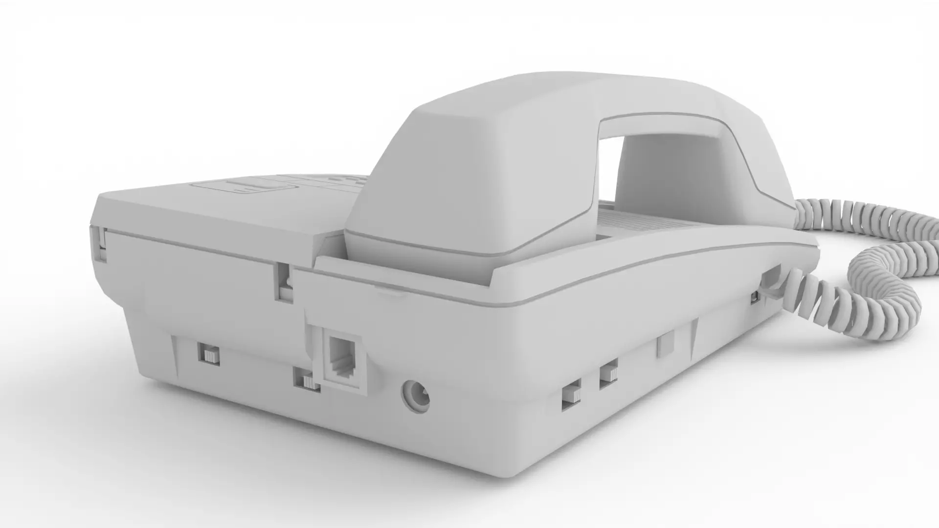 Panasonic Office Phone 3D model_11