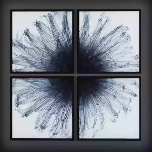 Picture Frames Low-poly 3D model