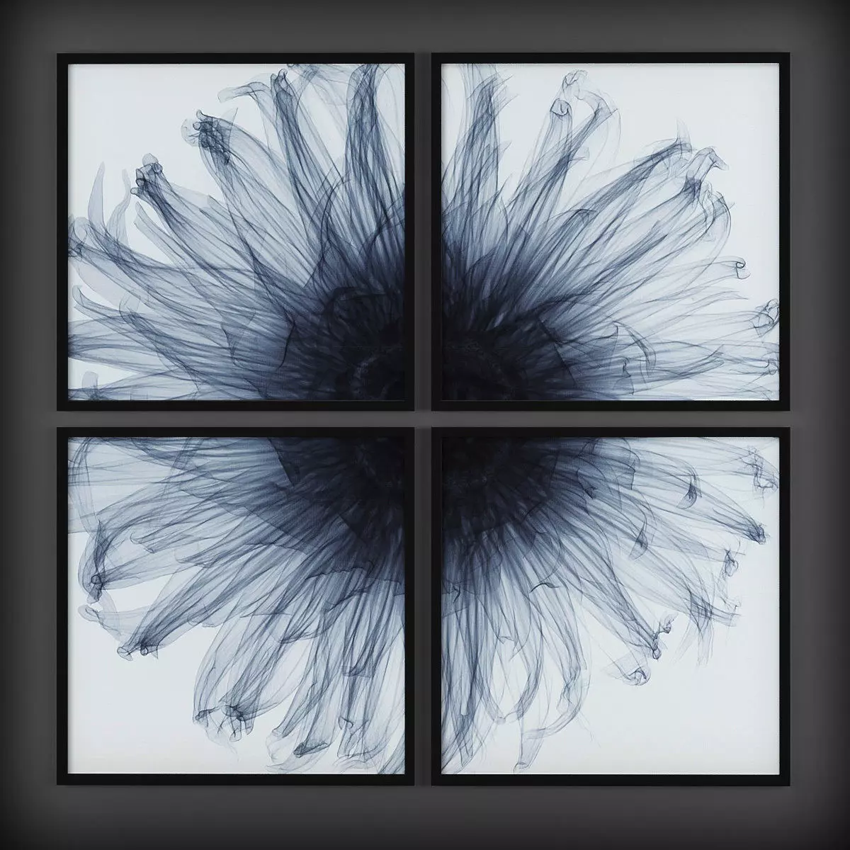 Picture Frames Low-poly 3D model_0