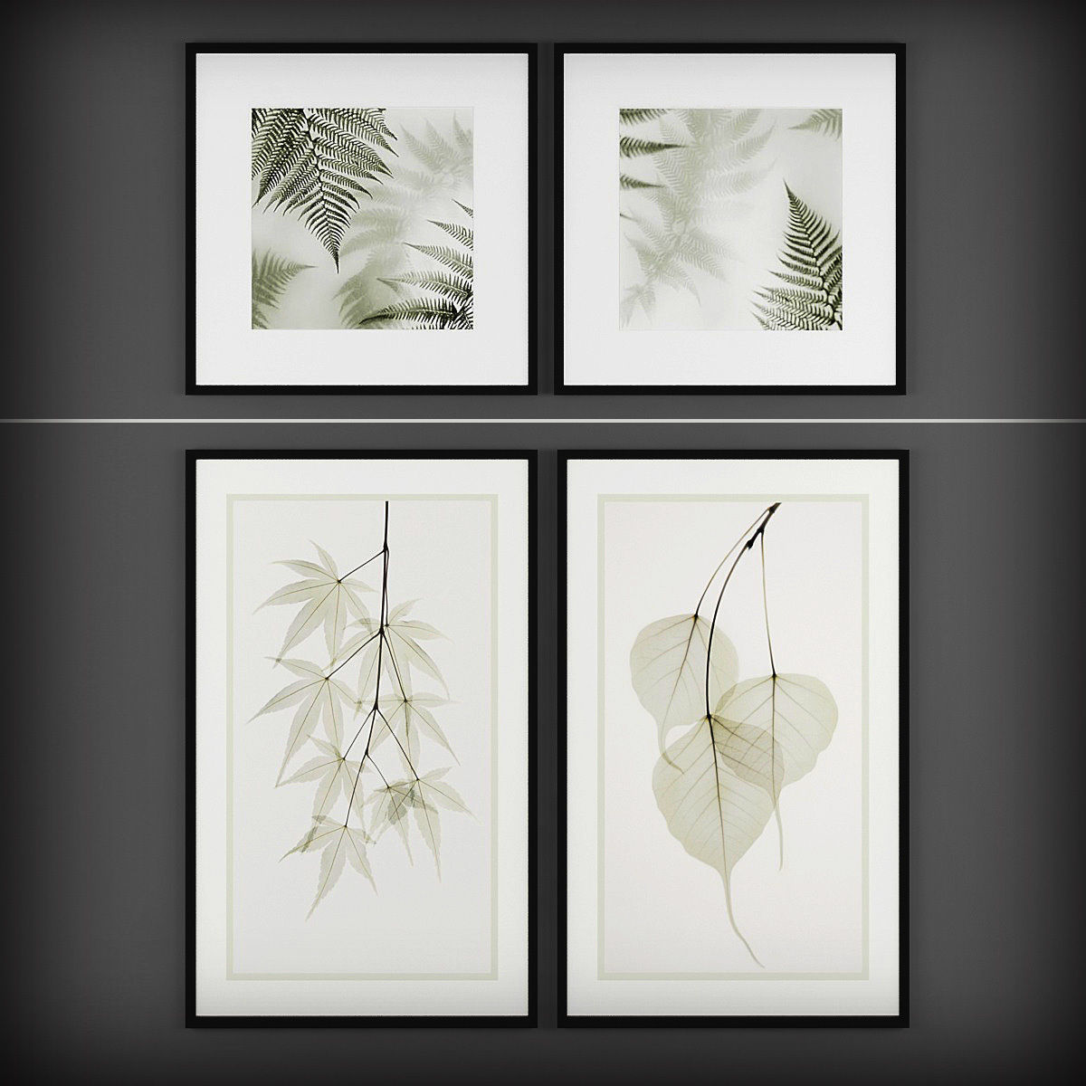 Picture Frames Low-poly 3D model_2